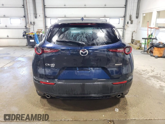 2024 Mazda CX-30 S Premium with VIN 3MVDMBDM7RM697044, listed as a Copart auction lot 55895525 with 17,145 mi miles and Salvage title. Bid and sale history available at DreamBid. Image 6.