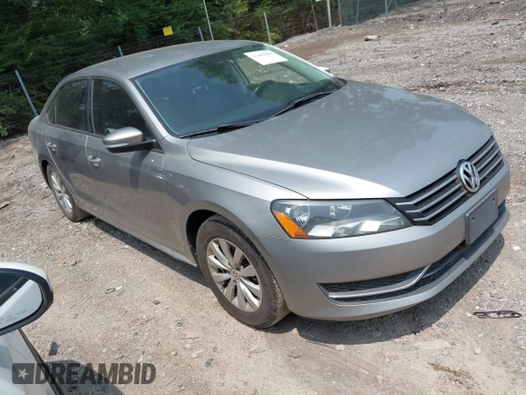 2014 Volkswagen Passat Wolfsburg Edition with VIN 1VWAT7A34EC097719, listed as a IAAI auction lot 42483880 with 255,655 mi miles and . Bid and sale history available at DreamBid. Image 1.