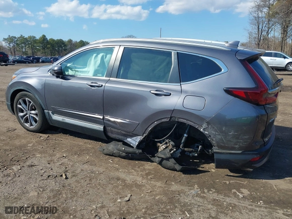 2021 Honda CR-V Touring with VIN 2HKRW2H9XMH645901, listed as a IAAI auction lot 41870446 with 22,996 mi miles. Bid and sale history available at carsss.com. Image 6.