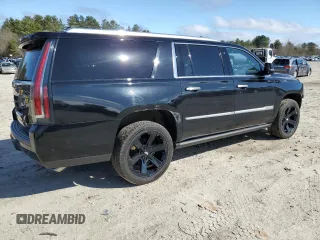 2018 Cadillac Escalade ESV Platinum z VIN 1GYS4KKJ1JR264186, wystawiony jako Copart lot #48252095 z przebiegiem 145 484 mil mil oraz Szkoda całkowita • Salvage title. Historia ofert i sprzedaży dostępna na DreamBid. Obrazek 3.