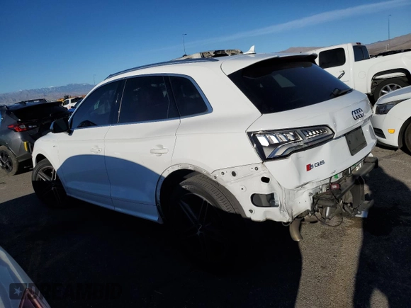 2018 Audi SQ5 Prestige with VIN WA1C4AFYXJ2104340, listed as a Copart auction lot 82862384 with 57,521 mi miles and Salvage Title. Bid and sale history available at DreamBid. Image 2.