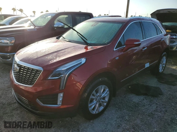 2021 Cadillac XT5 FWD Luxury with VIN 1GYKNAR4XMZ116288, listed as a Copart auction lot 75035314 with 0 mi miles and Non Repairable. Bid and sale history available at carsss.com. Image 1.