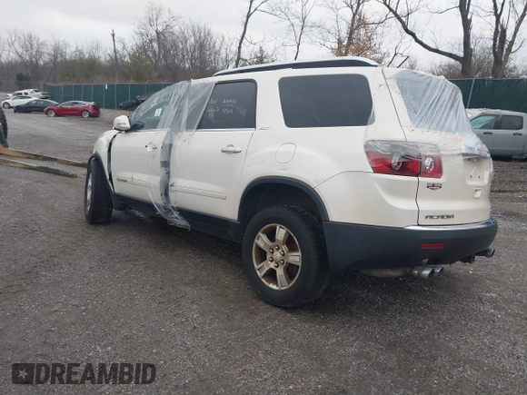 2007 GMC Acadia SLT with VIN 1GKEV23707J143230, listed as a IAAI auction lot 41582476 with 1 mi miles. Bid and sale history available at carsss.com. Image 3.