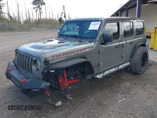 2021 Jeep Wrangler Unlimited Rubicon with VIN 1C4HJXFG9MW531858, listed as a IAAI auction lot 42001095 with 38,240 mi miles and . Bid and sale history available at DreamBid. Image 17.