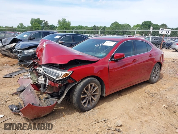2020 Acura TLX with VIN 19UUB1F36LA005495, listed as a IAAI auction lot 42297616 with 31,264 mi miles and . Bid and sale history available at DreamBid. Image 17.