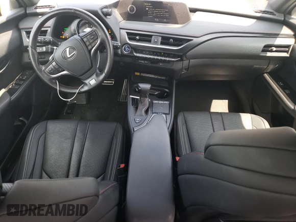 2022 Lexus UX 250h F Sport with VIN JTHE9JBH7N2059948, listed as a Copart auction lot 68671394 with 84,729 mi miles and Salvage Title. Bid and sale history available at DreamBid. Image 8.