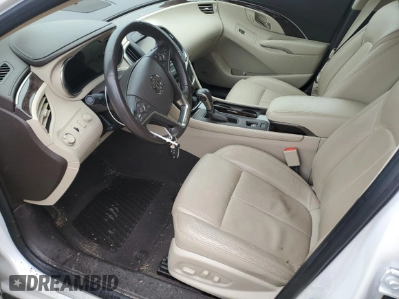 2016 Buick LaCrosse Premium I with VIN 1G4GD5G3XGF166562, listed as a Copart auction lot 82061974 with 85,529 mi miles and Salvage title. Bid and sale history available at DreamBid. Image 7.