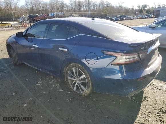 2019 Nissan Maxima SV with VIN 1N4AA6AV7KC371016, listed as a Copart auction lot 42823315 with 109,733 mi miles and Salvage Title. Bid and sale history available at carsss.com. Image 2.