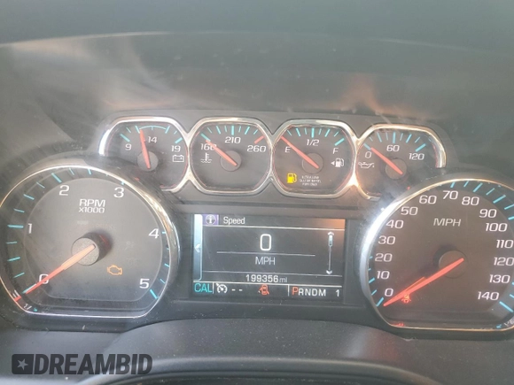 2016 Chevrolet Silverado 3500HD LTZ with VIN 1GC4K0C82GF163639, listed as a Copart auction lot 76571244 with 199,356 mi miles and Salvage Title. Bid and sale history available at carsss.com. Image 9.