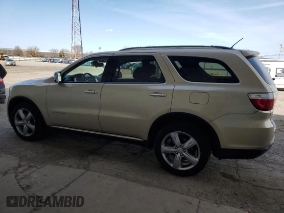 2012 Dodge Durango Citadel with VIN 1C4SDJET2CC181286, listed as a Copart auction lot 52671705 with 214,895 mi miles and Salvage title. Bid and sale history available at DreamBid. Image 2.