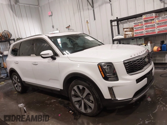 2021 Kia Telluride S with VIN 5XYP6DHC3MG163437, listed as a IAAI auction lot 42214466 with 114,329 mi miles and . Bid and sale history available at DreamBid. Image 13.