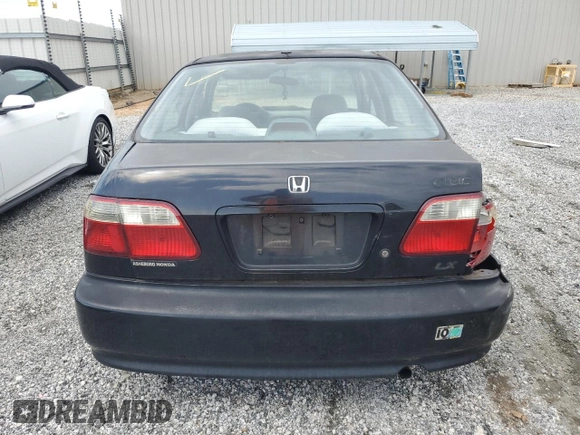 2000 Honda Civic LX z VIN 1HGEJ6670YL054677, wystawiony jako Copart lot #57126335 z przebiegiem 155 471 mil mil oraz Szkoda całkowita • Salvage title. Historia ofert i sprzedaży dostępna na DreamBid. Obrazek 6.