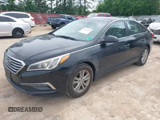 2015 Hyundai Sonata 2.4L SE with VIN 5NPE24AF2FH202103, listed as a IAAI auction lot 42142210 with 155,371 mi miles. Bid and sale history available at carsss.com. Image 2.