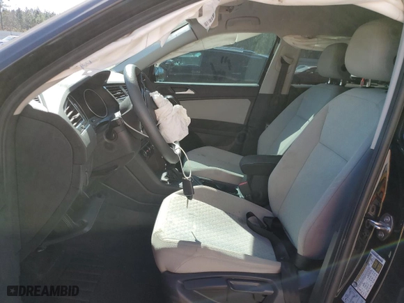 2021 Volkswagen Tiguan S with VIN 3VV1B7AX9MM019203, listed as a Copart auction lot 43536875 with 45,918 mi miles and Salvage Title. Bid and sale history available at carsss.com. Image 7.
