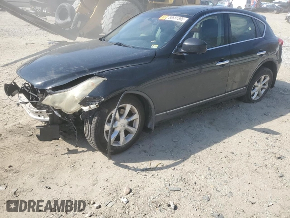 2010 Infiniti EX Journey z VIN JN1AJ0HR8AM751946, wystawiony jako Copart lot #50681585 z przebiegiem 117 273 mil mil oraz Szkoda całkowita • Salvage title. Historia ofert i sprzedaży dostępna na DreamBid. Obrazek 1.
