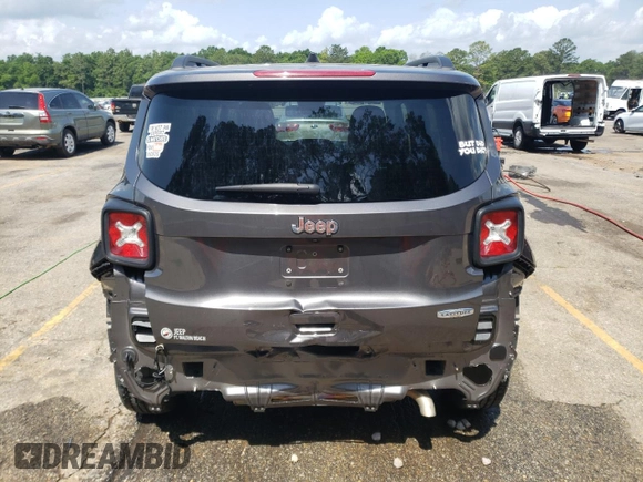 2020 Jeep Renegade Latitude with VIN ZACNJABB2LPL86875, listed as a Copart auction lot 57559765 with 59,806 mi miles and Salvage title. Bid and sale history available at DreamBid. Image 6.