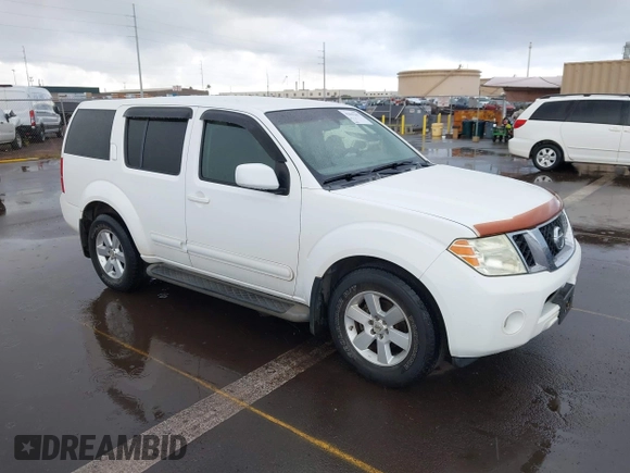 2008 Nissan Pathfinder LE with VIN 5N1AR18U58C603281, listed as a IAAI auction lot 42069265 with 111,813 mi miles and . Bid and sale history available at DreamBid. Image 1.