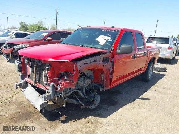2005 GMC Canyon 1SB SLE Z85 with VIN 1GTDT136458183734, listed as a IAAI auction lot 41772252 with 177,749 mi miles. Bid and sale history available at carsss.com. Image 6.