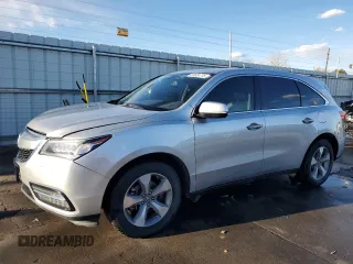 2015 Acura MDX z VIN 5FRYD4H24FB013864, wystawiony jako Copart lot #87624775 z przebiegiem 162 893 mil mil oraz Szkoda całkowita • Salvage title. Historia ofert i sprzedaży dostępna na DreamBid. Obrazek 1.