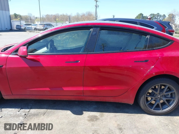 2022 Tesla Model 3 Long Range with VIN 5YJ3E1EB1NF272452, listed as a IAAI auction lot 41897358 with 78,458 mi miles and . Bid and sale history available at DreamBid. Image 14.