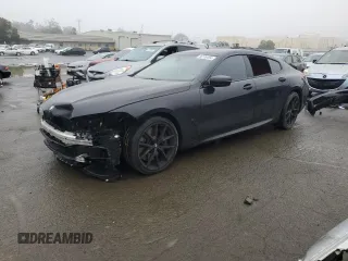 2022 BMW 8 Series M850i with VIN WBAGV8C0XNCH63529, listed as a Copart auction lot 86139494 with 78,710 mi miles and Salvage Title. Bid and sale history available at carsss.com. Image 1.
