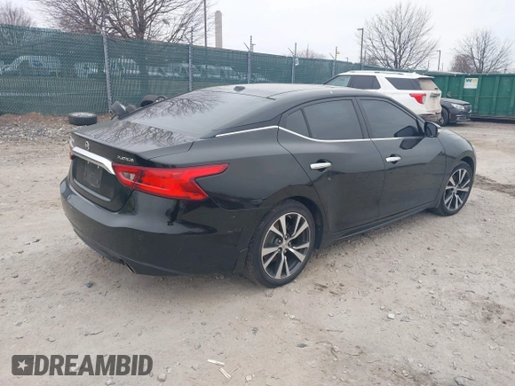 2016 Nissan Maxima SV with VIN 1N4AA6AP1GC403192, listed as a IAAI auction lot 41791112 with 153,633 mi miles and . Bid and sale history available at carsss.com. Image 4.