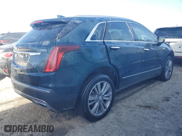 2024 Cadillac XT5 FWD Premium Luxury with VIN 1GYKNCR49RZ742305, listed as a Copart auction lot 75082024 with 0 mi miles and Non Repairable. Bid and sale history available at carsss.com. Image 3.