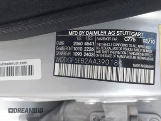 2010 Mercedes-Benz C 300 Sport with VIN WDDGF5EB2AA390184, listed as a IAAI auction lot 42153744 with 131,564 mi miles and . Bid and sale history available at DreamBid. Image 9.