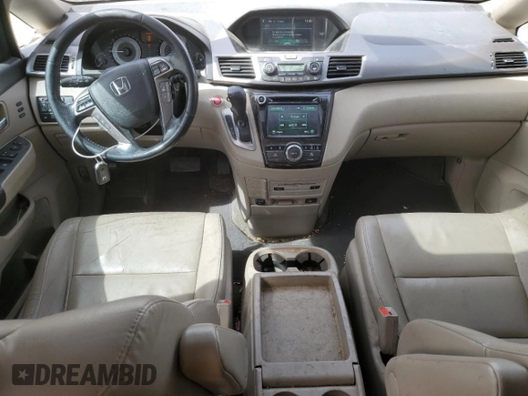 2015 Honda Odyssey Touring Elite with VIN 5FNRL5H99FB006842, listed as a Copart auction lot 47009875 with 111,067 mi miles and Non Repairable. Bid and sale history available at DreamBid. Image 8.