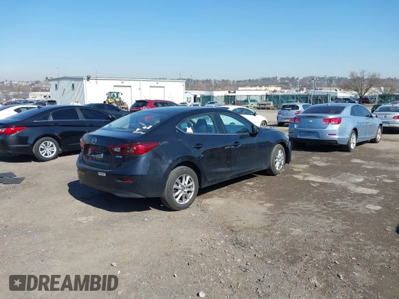 2016 Mazda 3 i Sport with VIN JM1BM1U73G1337468, listed as a IAAI auction lot 41824105 with 96,959 mi miles. Bid and sale history available at carsss.com. Image 4.