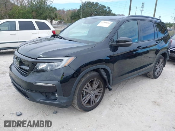 2022 Honda Pilot Sport with VIN 5FNYF6H32NB092899, listed as a IAAI auction lot 41247392 with 25,656 mi miles. Bid and sale history available at carsss.com. Image 17.