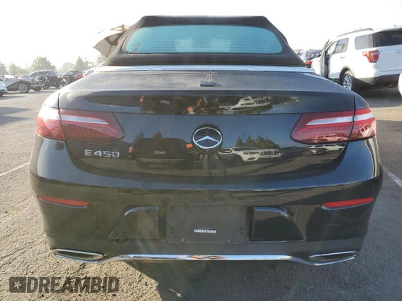 2021 Mercedes-Benz E 450 with VIN W1K1K5JB4MF159267, listed as a Copart auction lot 74945184 with 49,924 mi miles and Salvage title. Bid and sale history available at DreamBid. Image 6.