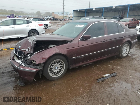 2000 BMW 5 Series 528i z VIN WBADM6341YGU26450, wystawiony jako Copart lot #55831915 z przebiegiem 136 499 mil mil oraz Szkoda całkowita • Salvage title. Historia ofert i sprzedaży dostępna na DreamBid. Obrazek 1.