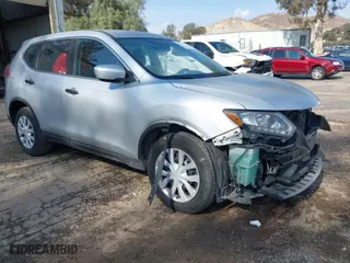 2016 Nissan Rogue S with VIN KNMAT2MVXGP687647, listed as a IAAI auction lot 41421370 with 118,721 mi miles. Bid and sale history available at carsss.com. Image 1.