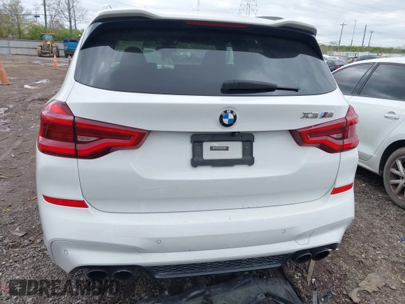 2020 BMW X3 M Competition with VIN 5YMTS0C03LLT10754, listed as a IAAI auction lot 42021685 with 48,768 mi miles. Bid and sale history available at carsss.com. Image 16.