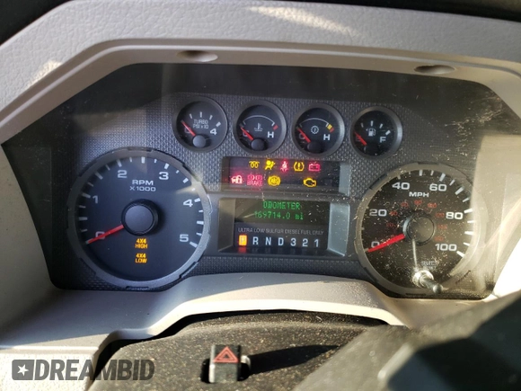 2010 Ford Super Duty F-250 SRW XL with VIN 1FTSW2BR7AEA73658, listed as a Copart auction lot 66893704 with 169,714 mi miles and Salvage Title. Bid and sale history available at carsss.com. Image 9.