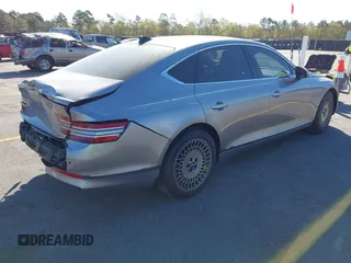 2022 Genesis G80 2.5T with VIN KMTGB4SC8NU104440, listed as a IAAI auction lot 41872083 with 35,871 mi miles. Bid and sale history available at carsss.com. Image 4.
