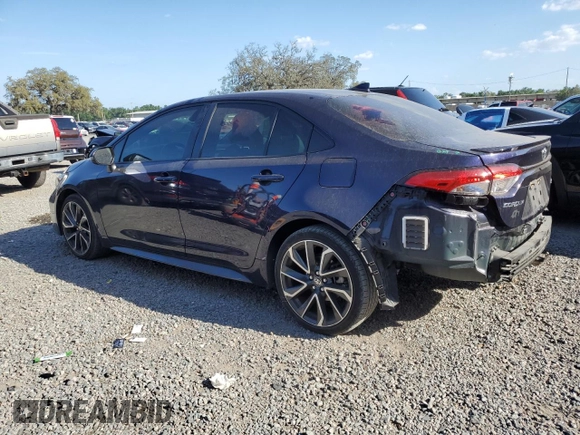 2021 Toyota Corolla SE with VIN JTDM4MCE9MJ067572, listed as a Copart auction lot 50538425 with 63,340 mi miles and Salvage Title. Bid and sale history available at carsss.com. Image 2.