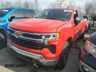 2025 Chevrolet Silverado 1500 LT with VIN 1GCPKKEK1SZ118054, listed as a Copart auction lot 47887055 with 1,957 mi miles and Clean Title. Bid and sale history available at DreamBid. Image 1.