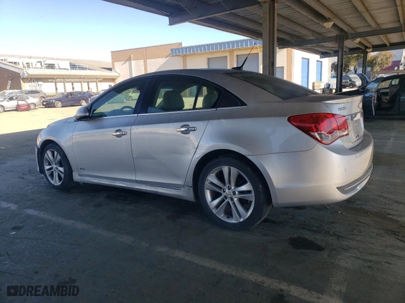 2012 Chevrolet Cruze LTZ with VIN 1G1PH5SC4C7135854, listed as a Copart auction lot 50273535 with 163,430 mi miles and Clean Title. Bid and sale history available at carsss.com. Image 2.