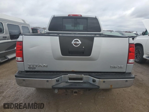 2008 Nissan Titan XE with VIN 1N6AA07C78N302950, listed as a Copart auction lot 87403004 with 180,904 mi miles and Salvage title. Bid and sale history available at DreamBid. Image 6.