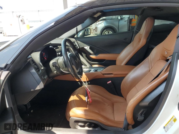 2014 Chevrolet Corvette Z51 2LT with VIN 1G1YK2D72E5111085, listed as a Copart auction lot 59806935 with 91,803 mi miles and Salvage title. Bid and sale history available at DreamBid. Image 7.