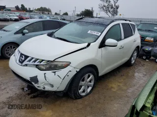 2009 Nissan Murano SL with VIN JN8AZ18U19W016567, listed as a Copart auction lot 86334164 with 222,534 mi miles and Salvage Title. Bid and sale history available at carsss.com. Image 1.