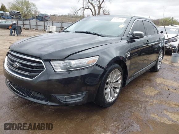 2013 Ford Taurus Limited with VIN 1FAHP2F84DG106350, listed as a IAAI auction lot 41833203 with 195,548 mi miles. Bid and sale history available at carsss.com. Image 17.