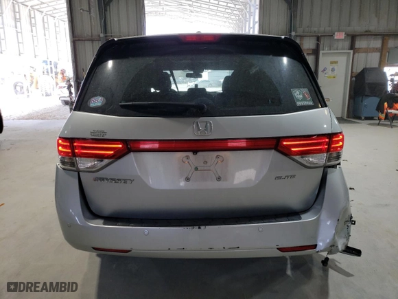 2014 Honda Odyssey Touring with VIN 5FNRL5H96EB104385, listed as a Copart auction lot 48571515 with 159,718 mi miles and Salvage Title. Bid and sale history available at carsss.com. Image 6.
