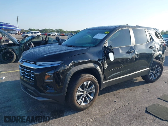 2025 Chevrolet Equinox FWD LT with VIN 3GNAXHEG1SL140298, listed as a IAAI auction lot 41801742 with 3,640 mi miles and . Bid and sale history available at DreamBid. Image 16.