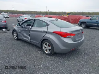 2012 Hyundai Elantra Limited with VIN KMHDH4AE2CU433033, listed as a IAAI auction lot 42006893 with 124,892 mi miles. Bid and sale history available at carsss.com. Image 3.