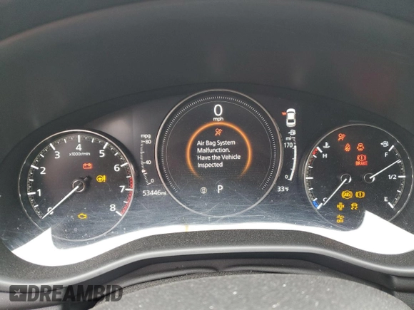 2019 Mazda 3 w/Select with VIN JM1BPACL2K1112568, listed as a Copart auction lot 88020335 with 53,446 mi miles and Salvage Title. Bid and sale history available at carsss.com. Image 9.