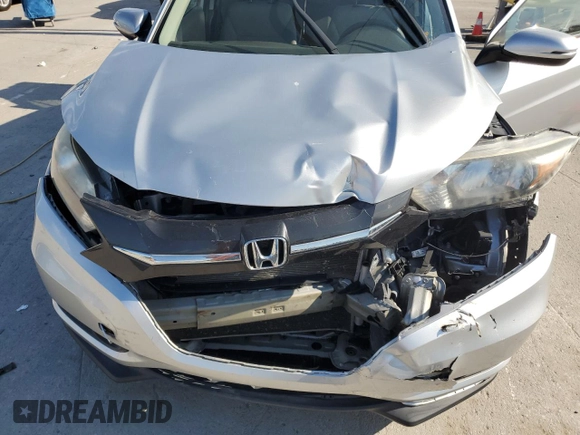 2016 Honda HR-V EX with VIN 3CZRU5H5XGM709903, listed as a Copart auction lot 56096995 with 44,610 mi miles and Salvage Title. Bid and sale history available at DreamBid. Image 12.