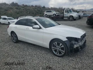 2016 Mercedes-Benz C 300 Luxury with VIN 55SWF4KB6GU100516, listed as a Copart auction lot 52235295 with 39,746 mi miles and Salvage Title. Bid and sale history available at DreamBid. Image 4.